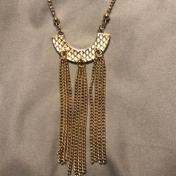 Gold-plated tassel necklace - Picture 6 of 6